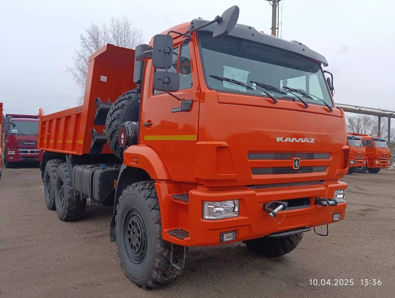 Самосвал с задней разгрузкой 45141-20014-50 (6x6) на шасси КАМАЗ 45141-20014-50 