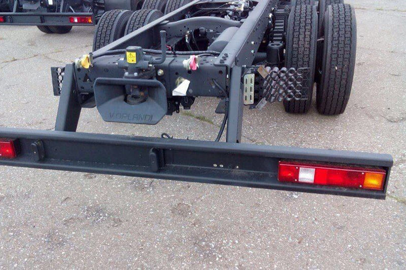 Установка боковых и заднего защитных устройств на автомобиль КАМАЗ
